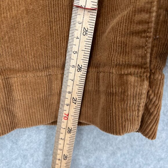 Everlane Corduroy Wide Leg Pant Size 4 Camel Brown Tan Cropped High Rise Casual - Picture 12 of 14
